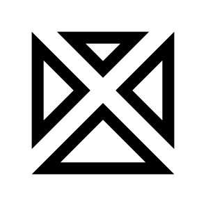 Logo Mark Abstract Figure Triangles Lines Cross icon