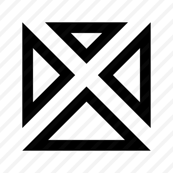Logo Mark Abstract Figure Triangles Lines Cross preview
