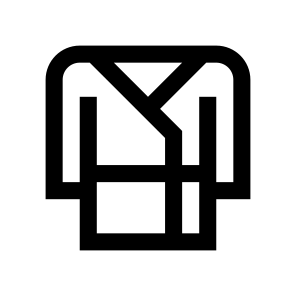 Bathrobe Fashion Icon Symbol Vector icon