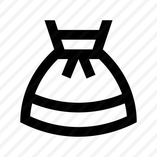 Dress Bow Clothes Icon Symbol preview