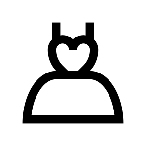 Dress Icon Symbol Vector Ui icon