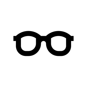 Glasses Two Icon Symbol Vector icon