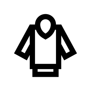 Hoodie Fashion Icon Symbol Vector icon