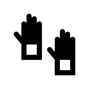 Rubber Gloves Icon Symbol Vector icon