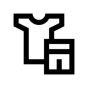 Shirt Shorts Icon Symbol Vector icon