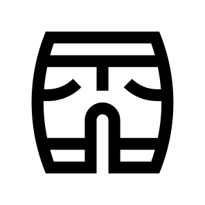 Shorts Clothes Icon Symbol Vector icon