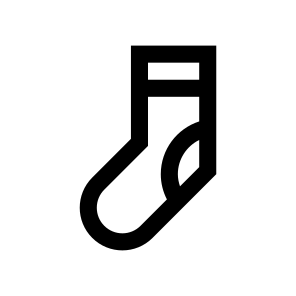 Sock Icon Symbol Vector Ui icon