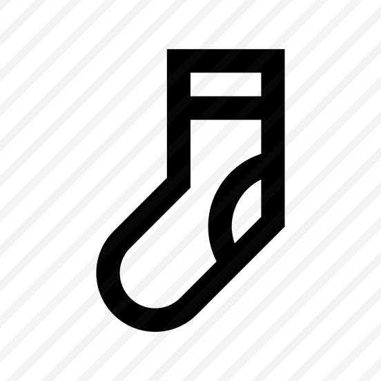 Sock Icon Symbol Vector Ui preview