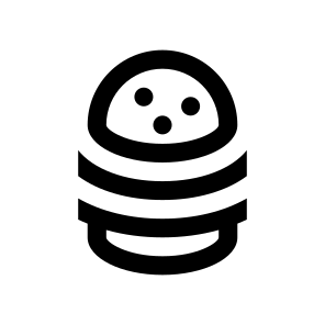 Burger Fastfood Meat Two Icon icon