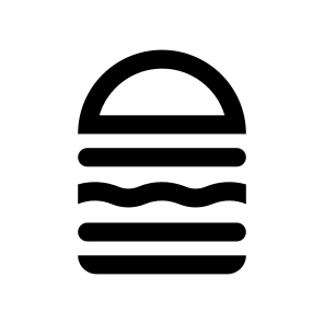 Burger Icon Symbol Vector Ui icon