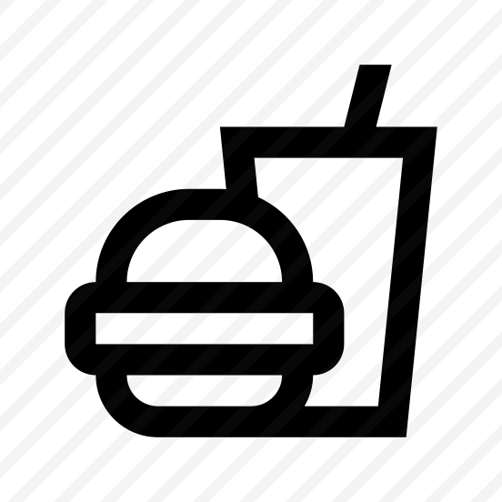 Fast Food Burger Cola Icon preview