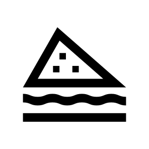 Fast Food Sandwich Nutrition Six Line icon