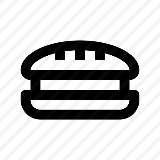 Fast Food Sandwich Nutrition Two Line preview
