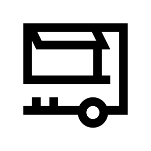 Fast Food Truck Two Icon icon