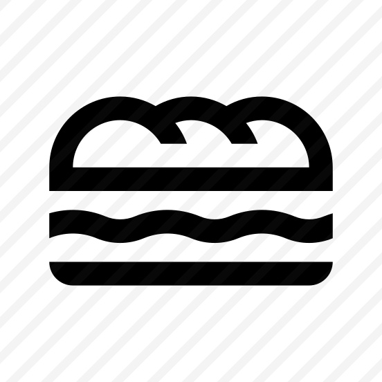 Sandwich Icon Symbol Vector Ui preview