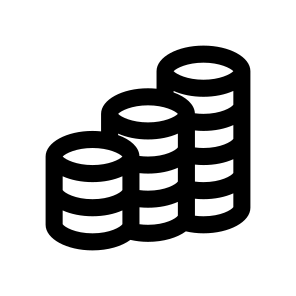 Coins Money Cash Sixteen Icon icon