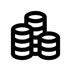 Coins Money Cash Thirteen Icon icon