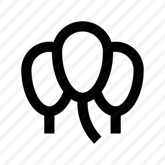 Balloons Birthday Icon Symbol Vector preview