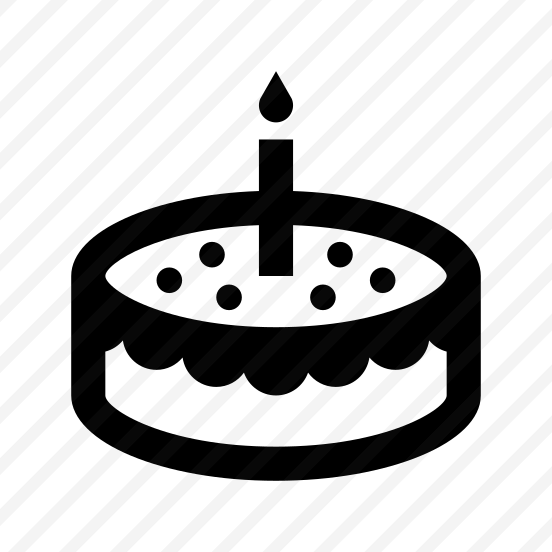 Birthday Cake Dessert Sweet Seven Line preview