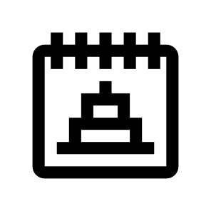 Birthday Calendar Event Date Line icon