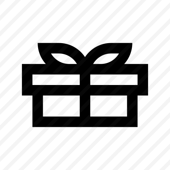 Birthday Gift Present Box Two Line preview