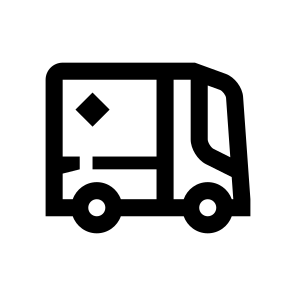 Transport Delivery Vehicles Truck Lorry Commercial Vehicle Freight Car Three icon