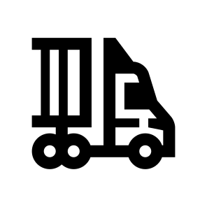 Transport Delivery Vehicles Truck Trailer Transporter Cargo Two icon