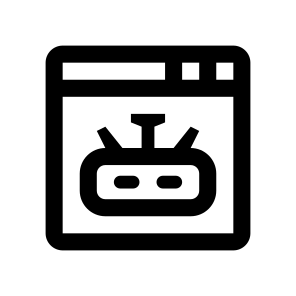 Bot Assistant Browser Internet Line icon