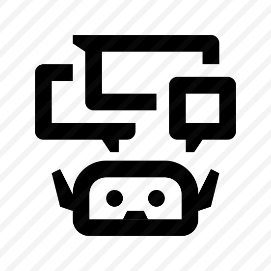 Bot Assistant Chat Communication Two Line preview
