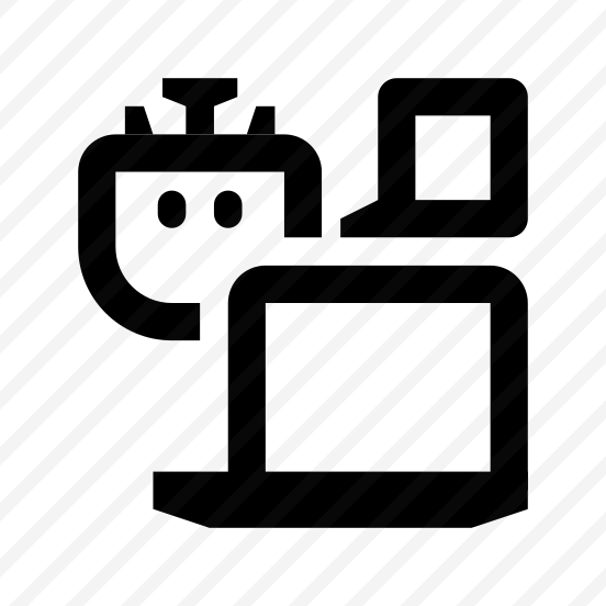 Bot Assistant Chat Laptop Line preview