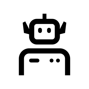 Bot Assistant Robot Program Line icon