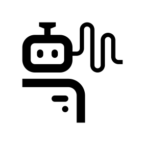 Bot Assistant Sound Wave Line icon