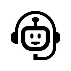 Bot Assistant Support Operator Two Line icon