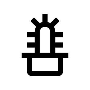 Cactus Icon Symbol Vector Ui icon