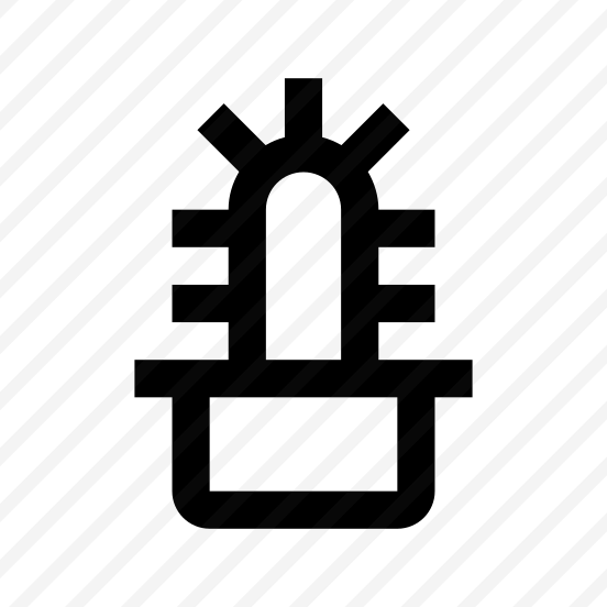 Cactus Icon Symbol Vector Ui preview