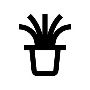 Flower Herb Pot Icon Symbol icon