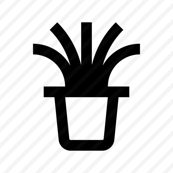Flower Herb Pot Icon Symbol preview