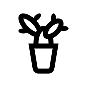 Flower Plant Herb Cactus Two icon