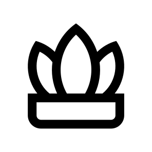 Flower Plant Herb Leaf Pot Eight icon