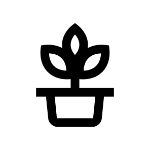 Flower Plant Herb Leaf Pot Five icon