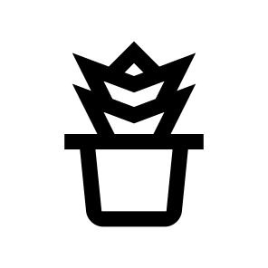 Flower Plant Herb Leaf Pot Four icon