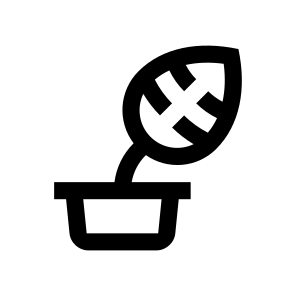 Flower Plant Herb Leaf Pot Nine icon