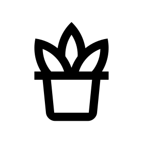 Flower Plant Herb Leaf Pot Three icon