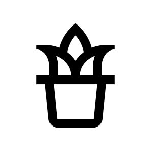 Flower Plant Herb Leaf Pot Two icon