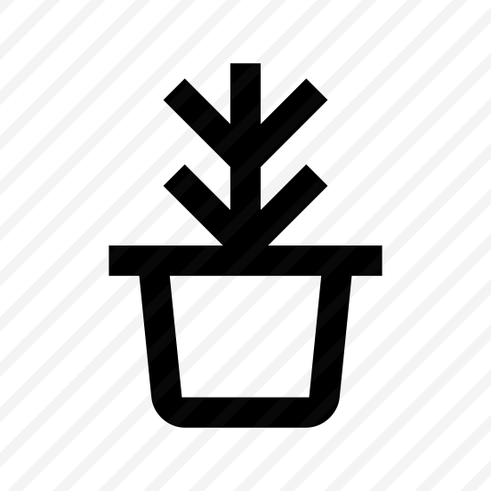 Flower Plant Herb Pot Icon preview