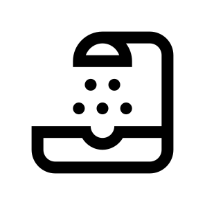 Barbershop Washing Hair Icon Symbol icon