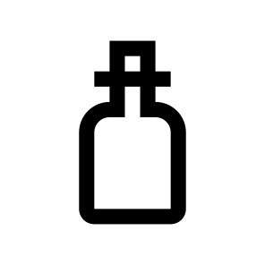 Cosmetics Bottle Five Icon Symbol icon