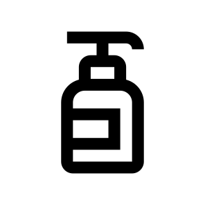 Cosmetics Bottle Icon Symbol Vector icon