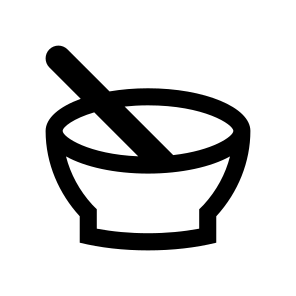 Cosmetics Bowl Icon Symbol Vector icon