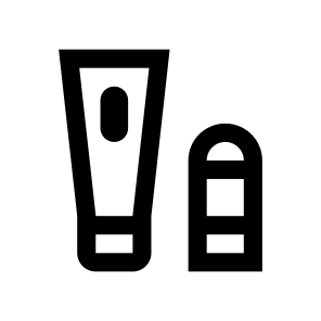 Cosmetics Copy Icon Symbol Vector icon